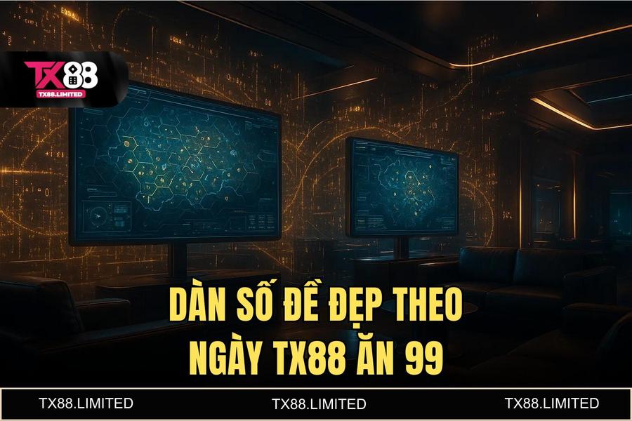 Giải mã sức hút và tỷ lệ trả thưởng 1 ăn 99 cực cao của 'dàn số đề đẹp theo ngày' tại TX88