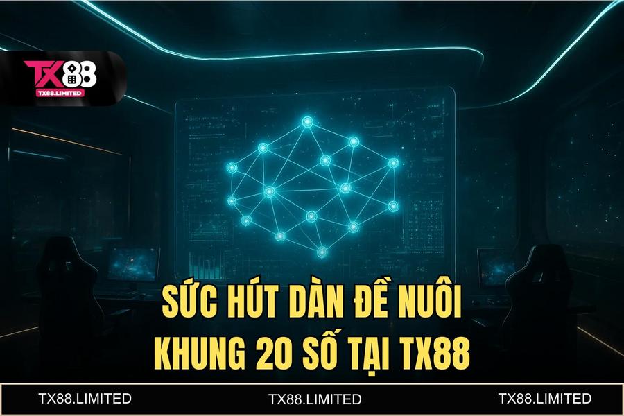 Giải mã sức hút và tỷ lệ trả thưởng 1 ăn 99 cực cao của dàn đề nuôi khung 20 số tại TX88